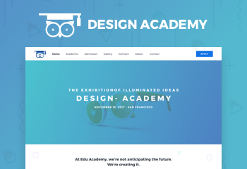 Base on actual experience to start a design training school for creatives, and learn from what creatives are looking for before applying to a design center, we built this to make sure a design school theme must have all what a designer wants to search for!