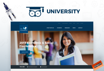 
		<p>With University, the core functions are ready to be utilized such as the news, programs & courses registration, events, activities, alumni and a portal to connect students with the school & teachers.</p>
		<ul>
		    <li><b>Various gallery styles:</b> exhibit your college infrastructure & activities.</li>
		    <li><b>Advanced Course Management:</b> serve either offline & online learning purposes.</li>
		    <li><b>Advanced team layout:</b> easily to show off all teachers with detailed information.</li>
        </ul>
		